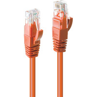 Lindy 1m Cat.6 U/UTP Network Cable, Orange