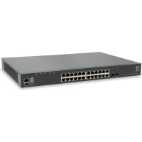 Level One LevelOne GTL-2891 tīkla pārslēgs Vadīts L3 Gigabit Ethernet (10/100/1000) Pelēks