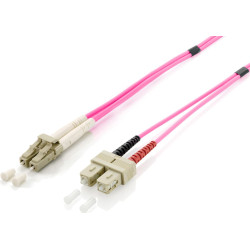 Equip 255535 InfiniBand un optiskās šķiedras kabelis 5 m LC SC Violets