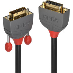 Lindy DVI-D Dual Link Verlängerung Anthra Line 2m