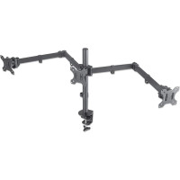 Manhattan 461658 monitora stiprinājums un statīvs 68,6 cm (27") Galds Melns