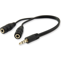 Equip Audiokabel Splitter 3.5mm 1x St/2x Bu