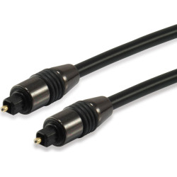 Equip 147921 audio kabelis 1,8 m Toslink Melns