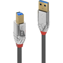 Lindy 2m USB 3.0 Type A to B Cable, 5Gbps, Cromo Line