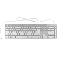Keysonic KSK-8022BT tastatūra Universāls Bluetooth sistēma QWERTZ Vācu Sudrabs