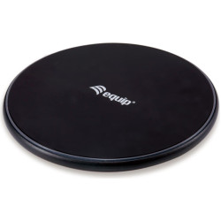 Equip Kabelloses Ladegerät 10W Qi WirelessCharger schwarz