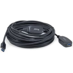 Equip 133347 USB kabelis USB 3.2 Gen 1 (3.1 Gen 1) 10 m USB A Melns