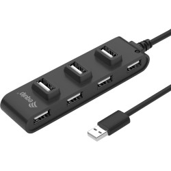 Equip USB-Hub 7-Port 2.0  ->7x2.0      ohne Netzteil schwarz