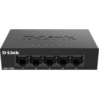 D-Link DGS-105GL/E tīkla pārslēgs Nepārvaldīts Gigabit Ethernet (10/100/1000) Melns