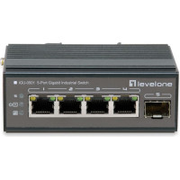 Level One LevelOne IGU-0501 tīkla pārslēgs Gigabit Ethernet (10/100/1000) Melns