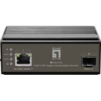 Level One LevelOne IGC-0102 tīlkla mediju pārveidotājs 1000 Mbit/s Melns