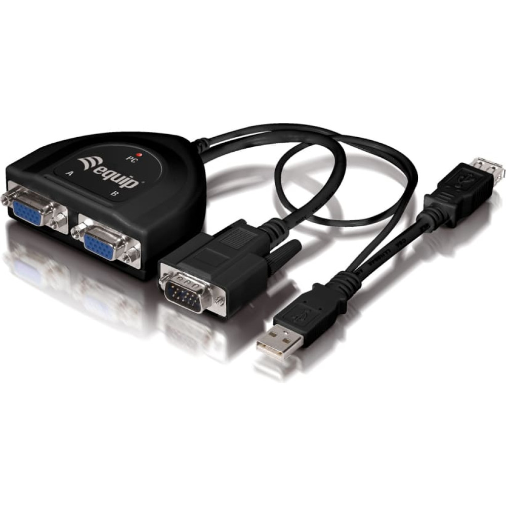 Equip 332521 video sadalītājs VGA 2x VGA