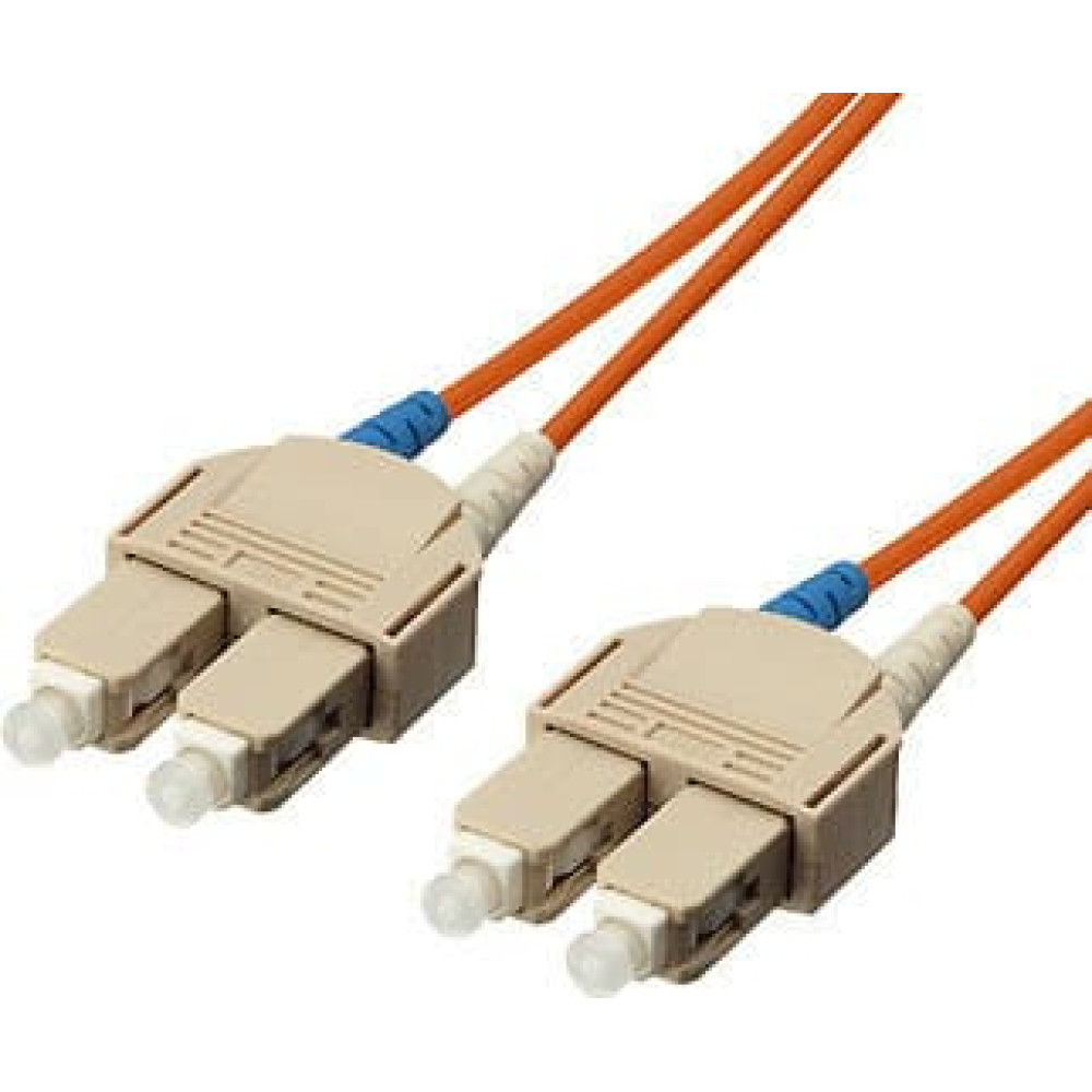 Equip LWL Patchkabel SC->SC 10.00m Multimode Duplex OM1   or Polybeutel