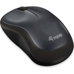 Equip Optische Maus kabellos USB Comfort         R+L schwarz