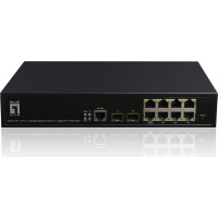 Level One LevelOne GEP-1061 tīkla pārslēgs Vadīts L2 Gigabit Ethernet (10/100/1000) Power over Ethernet (PoE) Melns