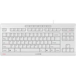 Cherry TAS STREAM KEYBOARD TKL Corded EU-Layout grau