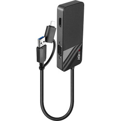 Lindy Konverter USB 3.0 Typ A und C auf HDMI & VGA