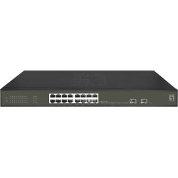 Level One LevelOne Switch 16x GE GES-2118P     2xGSFP 19" 230W 16xPoE+