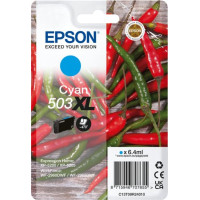 Epson 503XL tintes kārtridžs 1 pcs Oriģināls Augsta (XL) produktivitāte Tirkīzzils