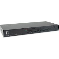 Level One LevelOne KVM-3216 (KVM) tastatūras/video/peļu pārslēgšanas mehānisms Statņa montāža Melns