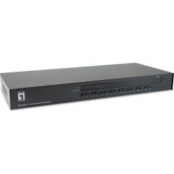 Level One LevelOne KVM-3216 (KVM) tastatūras/video/peļu pārslēgšanas mehānisms Statņa montāža Melns