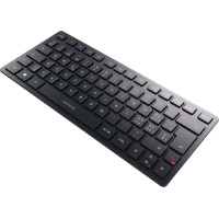Cherry KW 9200 MINI tastatūra Universāls USB + RF Wireless + Bluetooth QWERTZ Swiss Melns