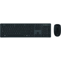 Conceptronic ORAZIO01ES tastatūra Pele iekļauta Birojs RF Bezvadu QWERTY Spāņu Melns