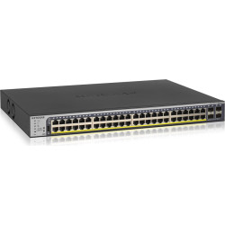 Netgear GS752TP-300EUS tīkla pārslēgs Vadīts L2/L3/L4 Gigabit Ethernet (10/100/1000) Power over Ethernet (PoE) 1U Melns