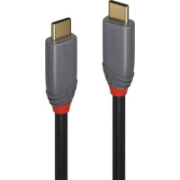 Lindy 2m USB 3.2  Type C Cable, 5A PD, Anthra Line