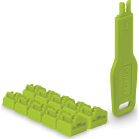 Lindy RJ45 Port Locks Green, 10x + 1 Key