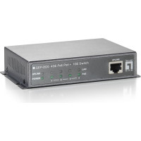 Level One LevelOne GEP-0520 tīkla pārslēgs Gigabit Ethernet (10/100/1000) Power over Ethernet (PoE) Melns