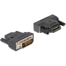 Delock Adapter DVI-25pin male  HDMI female with LED
