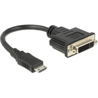 Delock Adapter HDMI Mini-C male > DVI 24+5 female 20 cm