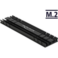 Delock Heat Sink flat 100 mm for M.2 module black