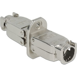 Delock Coupler for network cable Cat.6A STP toolfree for installation