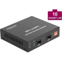Delock Media Converter 10GBase-R SFP+ to SFP+