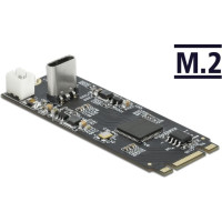 Delock Converter M.2 Key B+M male to USB Type-C™ female