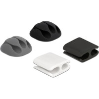 Delock Cable holder and cable clip set 4 pieces