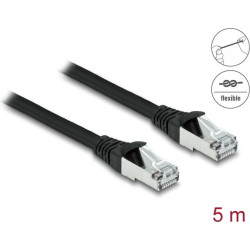 Delock RJ45 Network Cable Cat.6A S/FTP PUR Outdoor 5 m black