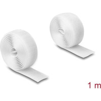 Delock Heavy-duty Hook-and-Loop tape L 1 m x W 20 mm white