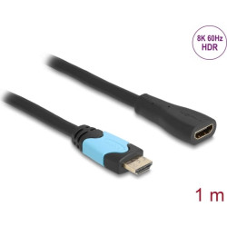 Delock High Speed HDMI extension cable 48 Gbps 8K 60 Hz 1 m