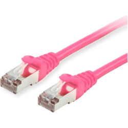 Equip Patchkabel Cat6   S/FTP 2xRJ45  1.00m pink        LSZH Polybeutel