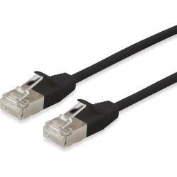 Equip 606126 tīkla kabelis Melns 3 m Cat6a F/FTP (FFTP)