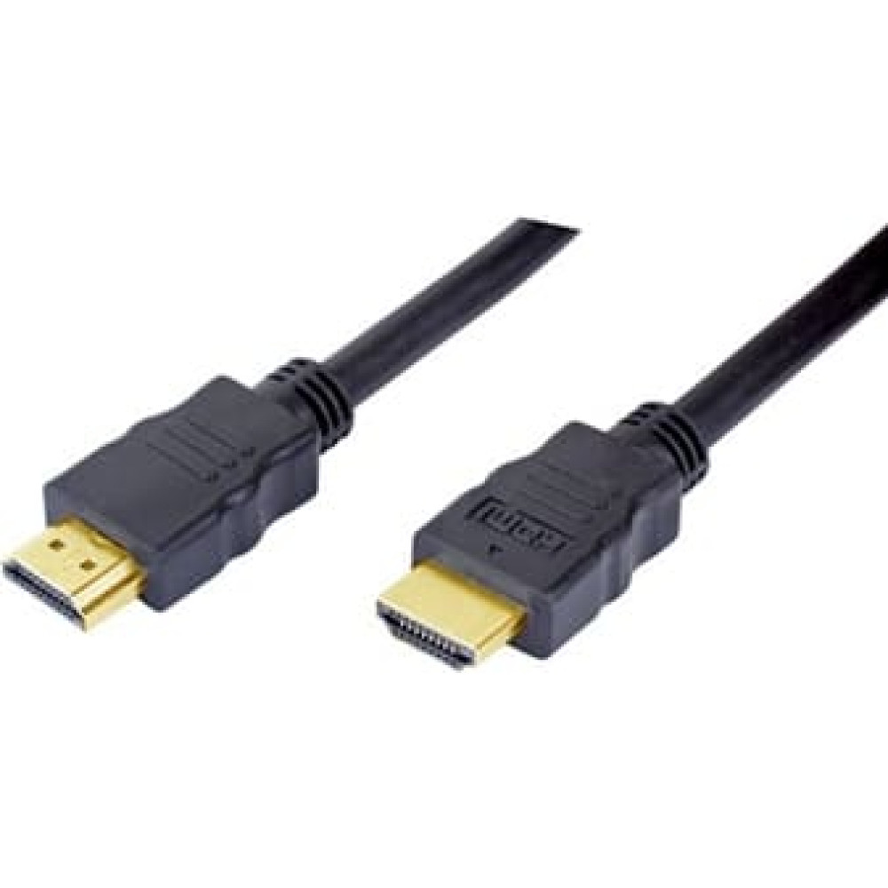 Equip 119358 HDMI kabelis 15 m HDMI Type A (Standard) Melns
