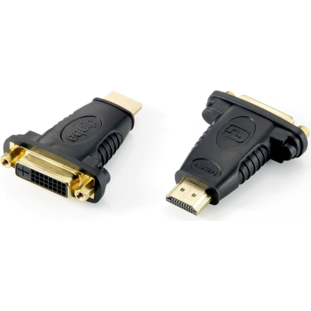 Equip HDMI Adapter A-DVI(24+1)  St/Bu      1920x1080/60HZ sw Polybeutel