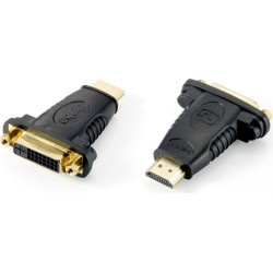 Equip HDMI Adapter A-DVI(24+1)  St/Bu      1920x1080/60HZ sw Polybeutel