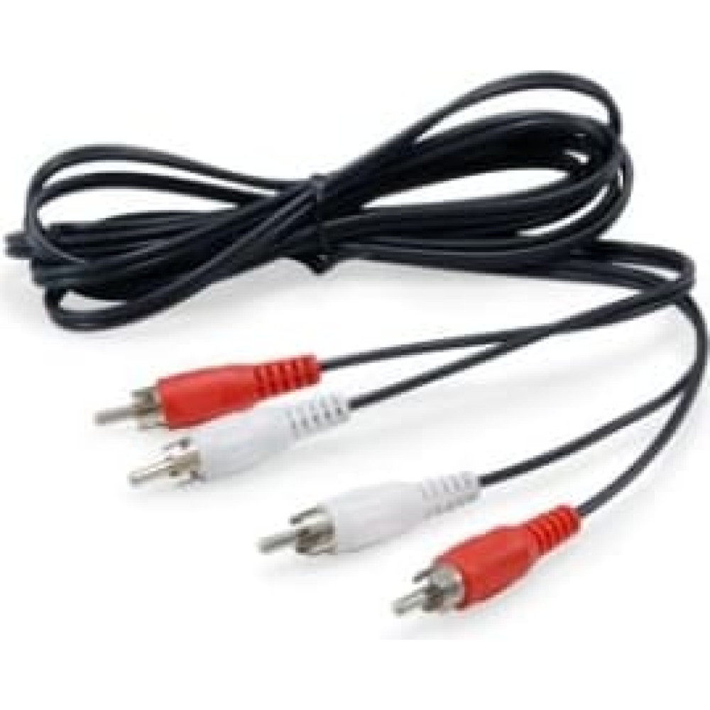 Equip 147094 audio kabelis 2,5 m 2 x RCA Melns