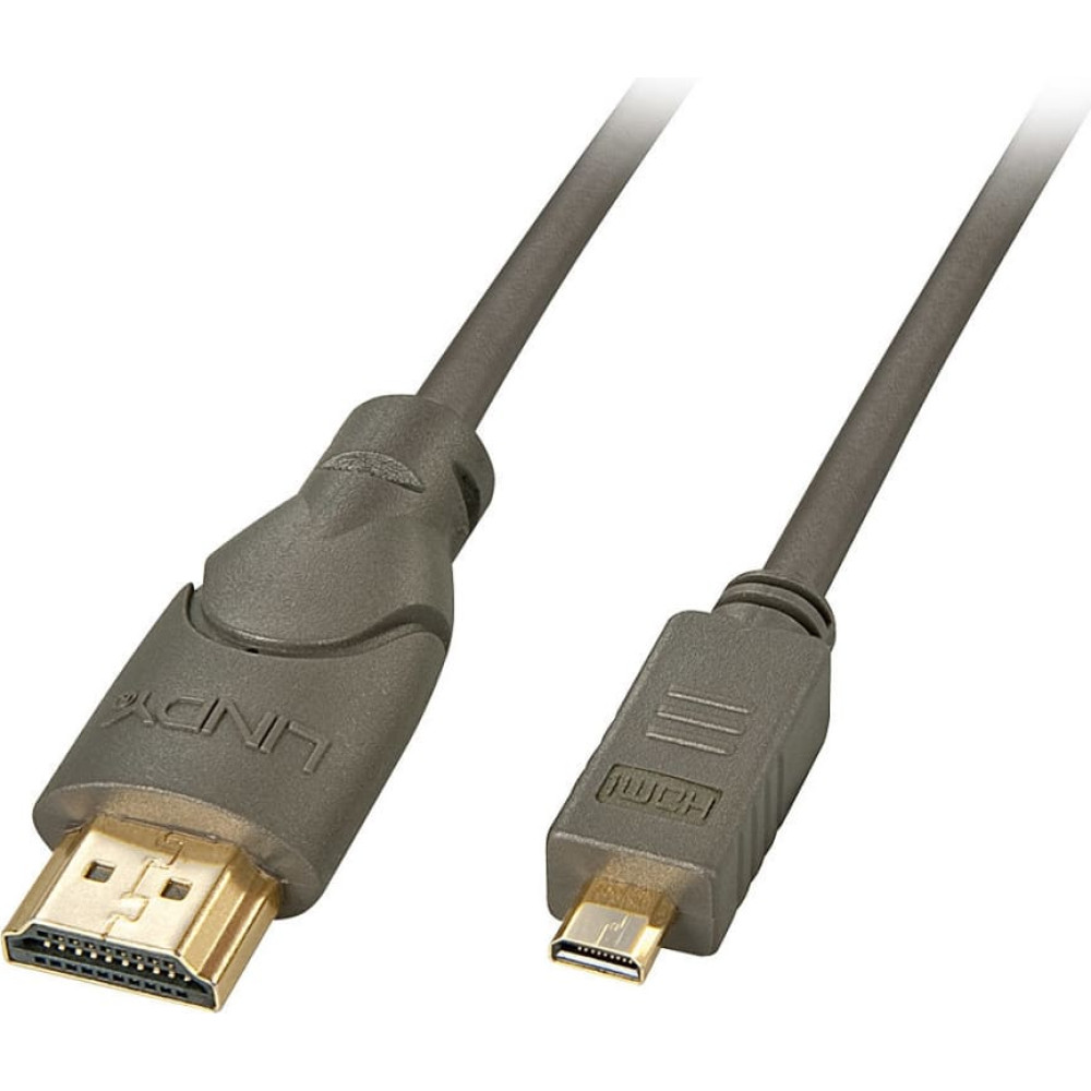 Lindy HDMI Kabel High Speed an Micro HDMI A/D 4K60Hz 0.5m