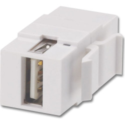 Lindy USB A/B Doppelkuppl. Keystone Modul Wanddosen