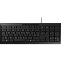 Cherry TAS STREAM KEYBOARD Corded GB-Layout schwarz